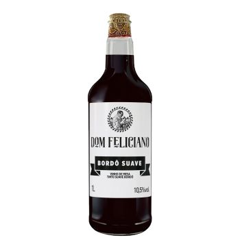 RANDON - VINHO DOM FELICIANO TINTO SUAVE BORDO 12X1L (1368)