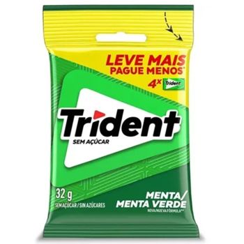MONDELEZ - TRIDENT BAG MENTA 32G 4UN (2505)