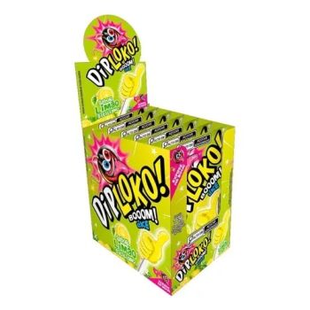 DANILLA - PIRULITO DIP LOKO BOOM LIMÃO SICILIANO 15X11GR (2479)