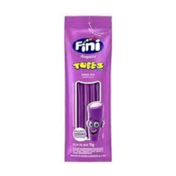 FINI - MONO PORÇÃO TUBES UVA 12X15GR (1505)