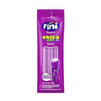 FINI - MONO PORÇÃO TUBES UVA CITRICO 12X15GR (1506)