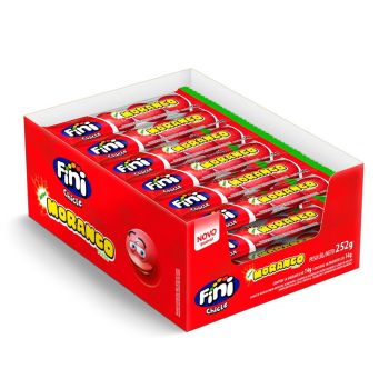 FINI - CHICLE MORANGO 18X14GR (1489)