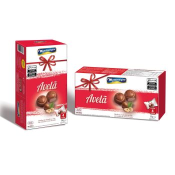 MONTEVERGINE - CHOCOLATE BOMBOM RECH AVELÃ 55G (2547)