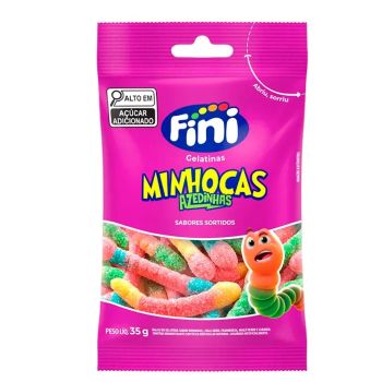 FINI - PORÇÃO IDEAL MINHOCAS CITRICA 10X35G (2288)