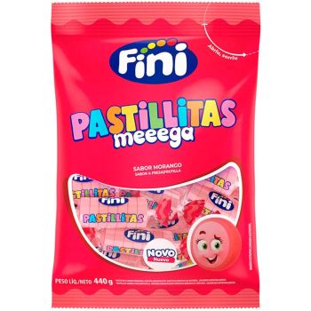 FINI - SM PASTILLITAS MEEEGA SABOR MORANGO 12X440GR (2470)
