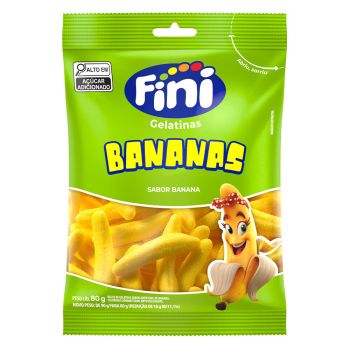 FINI - MONO PORÇÃO GELATINA BANANA 12X15GR (1496)
