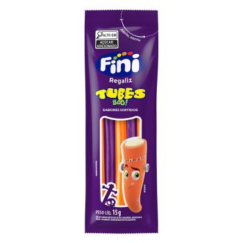 FINI - MONO PORÇÃO TUBES HALLOWEEN TUBS BOO 12X15G (2392)
