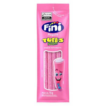 FINI - MONO PORÇÃO TUBES TUTTI FRUTTI CB 12X15GR (1637)