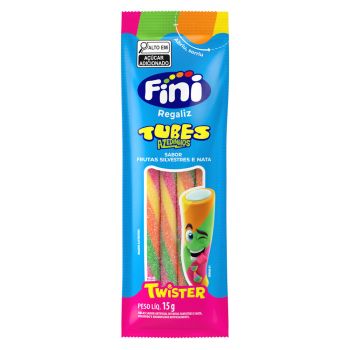 FINI - MONO PORÇÃO TUBES TWISTER CITRICO 12X15GR (1504)