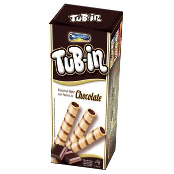MONTEVERGINE - TUB IN WAFER CHOCOLATE 24X48GR (2542)