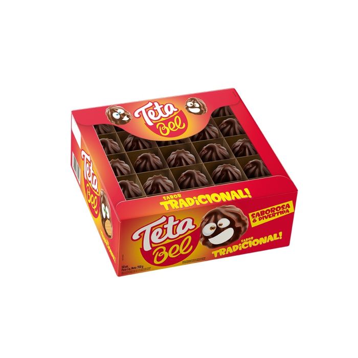 ZDA - CHOCOLATE TETA BEL TRADICIONAL 50UN 700GR (2622)
